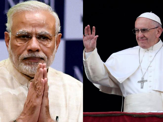 Modi pope.j